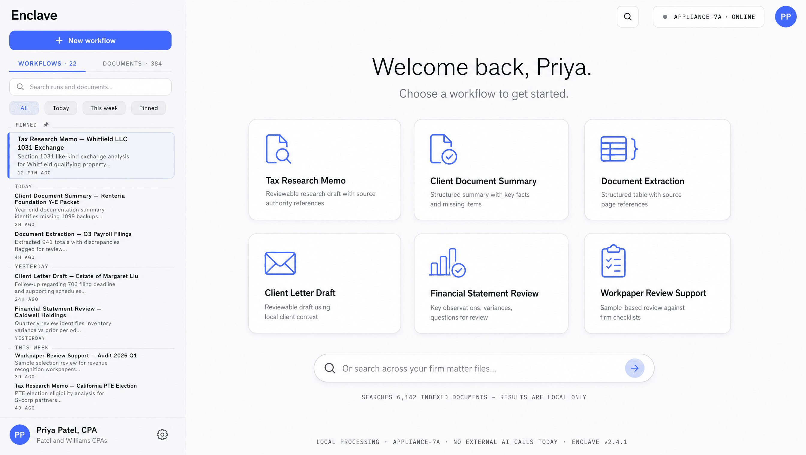The Enclos private browser workspace